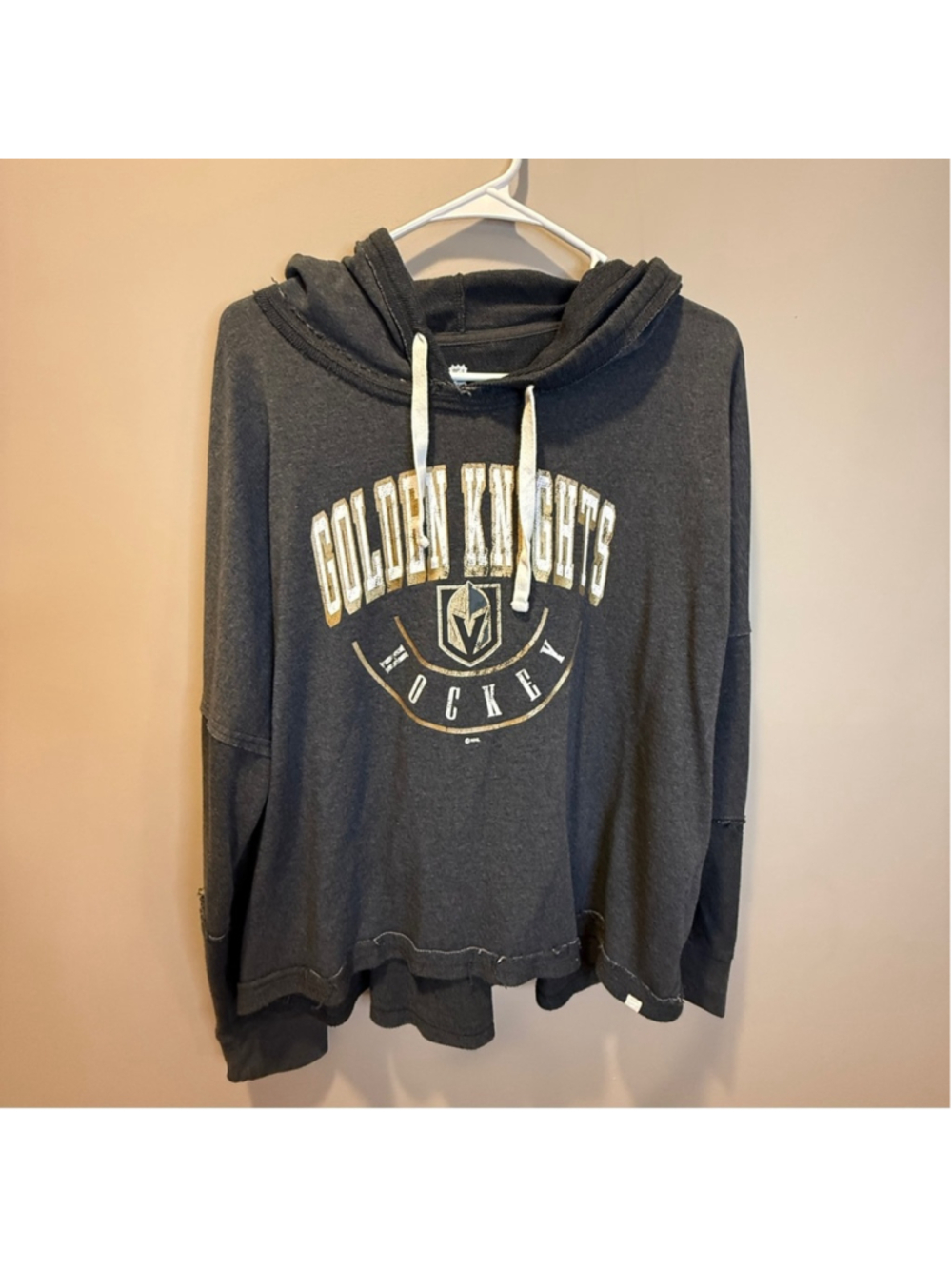 LVGK NHL Finatics Hoodie (Charcoal Gray) XL